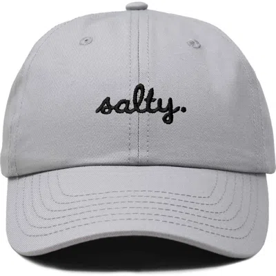 Dalix Salty Embroidered Everyday Hat In Gray