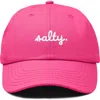 Dalix Salty Embroidered Everyday Hat In Pink