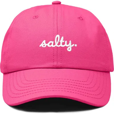 Dalix Salty Embroidered Everyday Hat In Pink