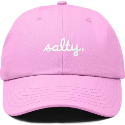 Dalix Salty Embroidered Everyday Hat In Pink