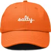 Dalix Salty Embroidered Everyday Hat In Orange