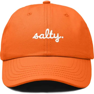 Dalix Salty Embroidered Everyday Hat In Orange