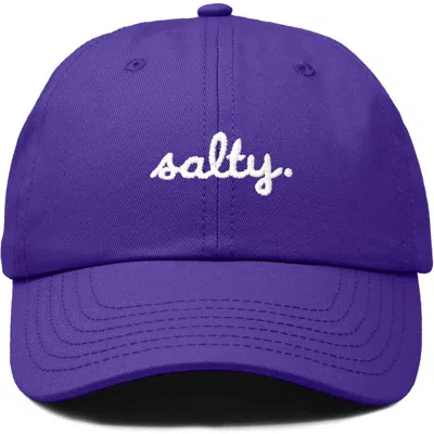 Dalix Salty Embroidered Everyday Hat In Purple