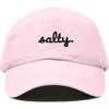 Dalix Salty Embroidered Everyday Hat In Pink