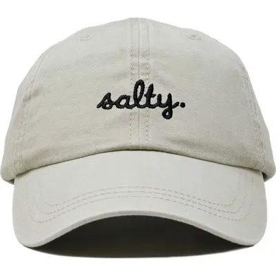 Dalix Salty Embroidered Everyday Hat In Gray