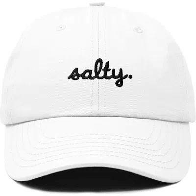 Dalix Salty Embroidered Everyday Hat In White