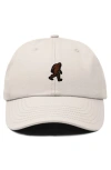 Dalix Sasquatch Embroidered Dad Hat In Beige
