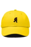 Dalix Sasquatch Embroidered Dad Hat In Gold