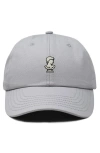 Dalix Sculpture Dad Cap In Gray