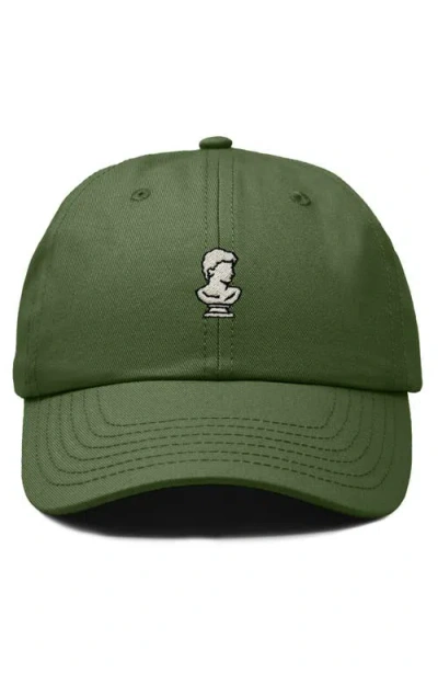 Dalix Sculpture Dad Cap In Green