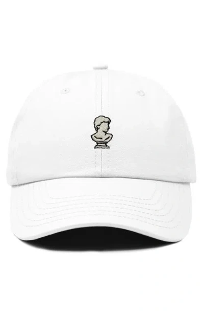 Dalix Sculpture Dad Cap In White