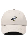 Dalix Seagull Embroidered Everyday Cap In Beige