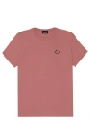 Dalix Smile Face Tee In Mauve