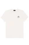 Dalix Smile Face Tee In Vintage White