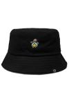 Dalix Sorcerer Frog Bucket Hat In Black