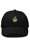 Dalix Sorcerer Frog Embroidered Dad Hat In Black