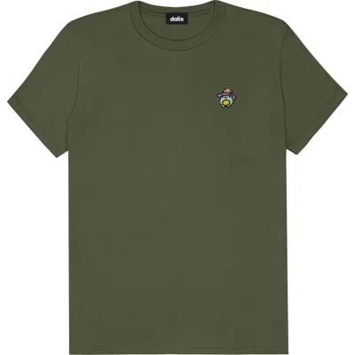 Dalix Sorcerer Frog Tee In Military Green