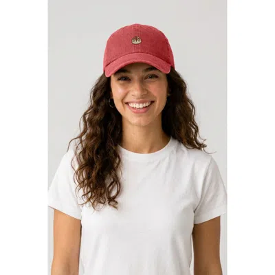 Dalix Sourdough Dad Cap In Pink