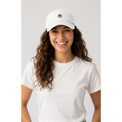 Dalix Sourdough Dad Cap In White