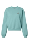 Dalix Spook-a-latte Relaxed Sweatshirt In Arctic Blue