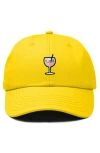 Dalix Spritz Embroidered Everyday Hat In Gold
