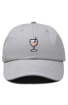 Dalix Spritz Embroidered Everyday Hat In Gray