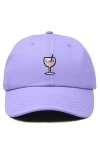 Dalix Spritz Embroidered Everyday Hat In Lavender
