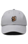 Dalix Squirrel Embroidered Outdoor Cap In Gray