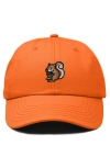 Dalix Squirrel Embroidered Outdoor Cap In Orange