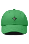 Dalix Starpoint Dad Cap In Green