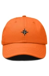Dalix Starpoint Dad Cap In Orange