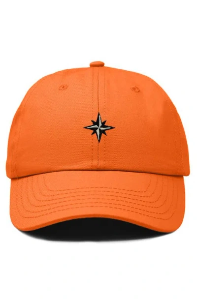 Dalix Starpoint Dad Cap In Orange