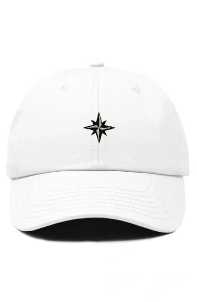 Dalix Starpoint Dad Cap In White