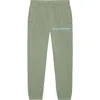 Dalix Stay Positive Ghost Sweatpant In Green