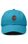 Dalix Strawberry Embroidered Casual Cap In Green