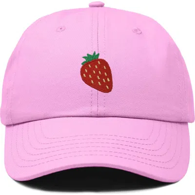 Dalix Strawberry Hat In Light Pink