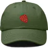 Dalix Strawberry Hat In Olive
