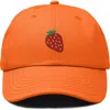 Dalix Strawberry Hat In Orange