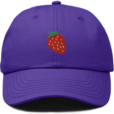Dalix Strawberry Hat In Purple