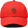 Dalix Strawberry Hat In Red