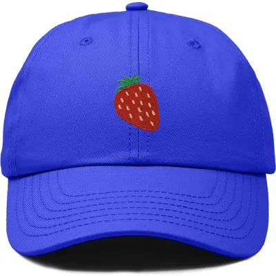 Dalix Strawberry Hat In Royal Blue