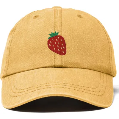 Dalix Strawberry Hat In Washed Gold