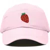 Dalix Strawberry Hat In Washed Pink