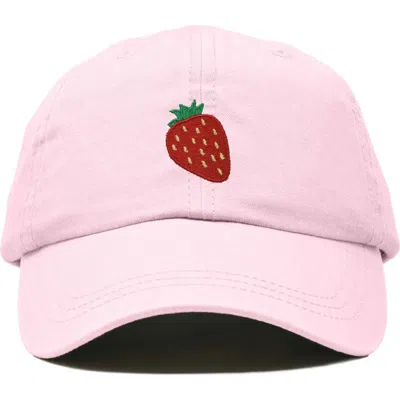 Dalix Strawberry Hat In Washed Pink