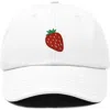 Dalix Strawberry Hat In White