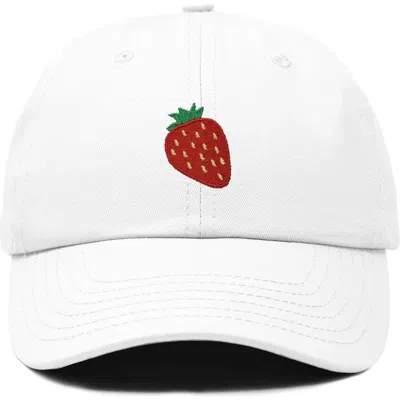 Dalix Strawberry Hat In White
