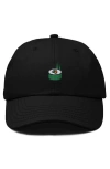 Dalix Sushi Roll Embroidered Dad Hat In Black