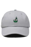 Dalix Sushi Roll Embroidered Dad Hat In Gray