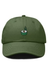 Dalix Sushi Roll Embroidered Dad Hat In Green