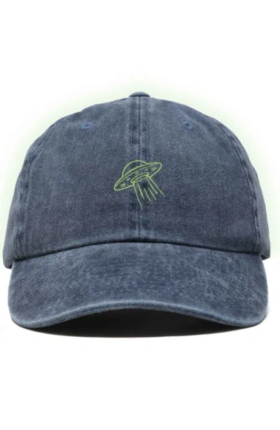 Dalix Ufo Hat In Washed Navy Blue
